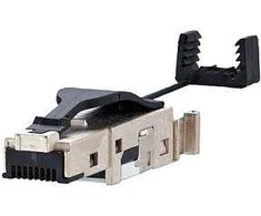 METZ CONNECT E-DAT Industry RJ45 lauko kištukas juodas Cat.6 Class EA