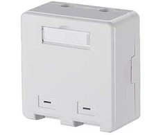 „Triton METZ CONNECT“ paviršinio montavimo „Keystone“ jungiamoji dėžutė, 2 prievadų, nesurinkta, grynai balta
