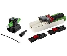 METZ CONNECT OpDAT LWL Starterset WKZ-Set + 20x FAST Stecker fr LC APC Ader