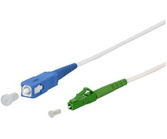 Metz Kabelis krosowy METZ CONNECT OpDAT, SC-S/LC-S APC OS2, 1 m