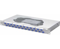 METZ CONNECT Patchfeld OpDAT fix2 splice 24xLC-D OS2