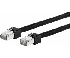 METZ CONNECT Patchkabel Cat.6 Ultraflex500 VoIP AWG 26 3,0 m juodas