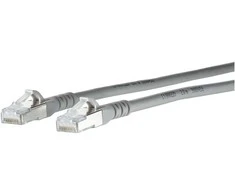 METZ CONNECT Patchkabel Cat.6A AWG 26 grau 2,5m