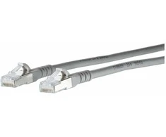 METZ CONNECT Patchkabel Cat.6A AWG 26 grau 4m