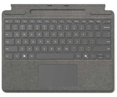 Microsoft Surface Pro Klaviatūra with Stiftaufbewahrung verslui, klaviatūra - platin, DE-išdėstymas, for Surface Pro 10/9/8/X verslui