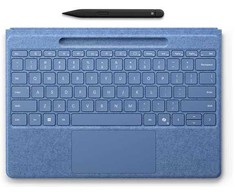 Microsoft Surface Pro 8/9/10/11/X 13" Flex dėklas-klaviatūra su rašikliu, vokiečių k. (QWERTZ) išdėstymas, mėlynos spalvos
