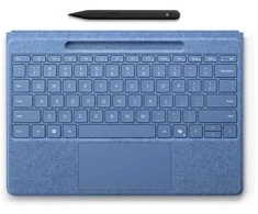 Microsoft Surface Pro 8/9/10/11/X 13" Flex dėklas-klaviatūra su rašikliu, vokiečių k. (QWERTZ) išdėstymas, mėlynos spalvos