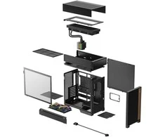 Deepcool Case | CL6600 | Mid Tower | Juodas