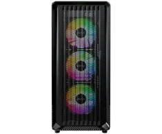 Montech X5 PC Case, Mid Tower, E-ATX, ARGB, Tempered Glass – Juodas