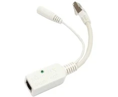 MIKROTIK RBGPOE Gigabit PoE adapteris su ekranuotomis jungtimis palaiko 18-57V PoE