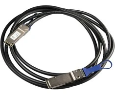 Šakotuvas Mikrotik XQ+DA0003 kabelis InfiniBand 3 m QSFP+ to QSFP+ / QSFP28 to QSFP28 Juodas