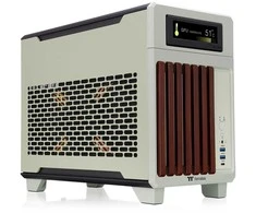 Thermaltake TR100 WS , Tower-case - lightgreen, Wood &amp; Steel