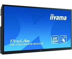Monitorius 189,3cm/75'' (3840x2160) iiyama ProLite TE7504MIS-B2AG 16:9 8ms IPS 3xHDMI VGA USB-C VESA Speaker 4K UHD