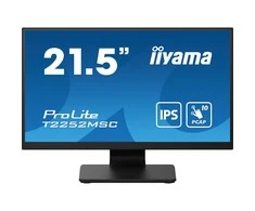 Iiyama 21,5 colių PCAP 10pt jutiklinio ekrano monitorius su IPS skydelio technologija, nuo krašto iki krašto stiklo ir pirštų atspaudų apsaugančia danga