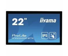 Monitorius IIYAMA 21,5 colio IPS 1920x1080 10 taškų jutiklinė apsauga nuo pirštų atspaudų 1000:1 305cd/m2 8ms HDMI DP VGA USB jutiklinė sąsaja