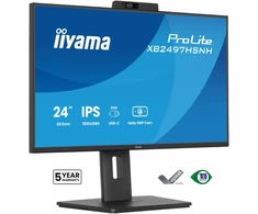 Monitorius 60,5cm/23.8" (1920x1080) iiyama ProLite XB2497HSNH-B1 16:9 FHD IPS 1ms 100Hz HDMI DisplayPort USB-C VESA Speaker Juodas