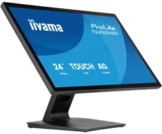 iiyama ProLite T2452MSC-B2AG monitorius komputerowy 61 cm (24") 1920 x 1080 px Full HD LED Ekran dotykowy Juodas
