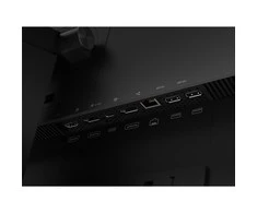 Monitorius Lenovo ThinkVision P24h-2L 24 ", IPS, QHD, 16:9, 4 ms, 300 cd/m², Integruotas garsiakalbis (-ai), Juodas, HAS, Daisy Chain, HDMI jungtys kiekis 1 x HDMI 1.4, DisplayPorts kiekis 2 x DP 1.2, 2560 x 1440, 1 x USB Type-C Gen1; 4 x USB 3.1 Gen1, 60 Hz