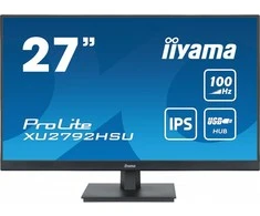 „IIYAMA XU2792HSU-B6“ 27 colių ETE IPS monitorius su 1920 x 1080 raiška, 100 Hz, 250 cd/m², garsiakalbiai, HDMI, DisplayPort, 0,4 ms MPRT, „FreeSync“, USB šakotuvas.