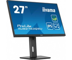 Monitorius IIYAMA XUB2763QSU-B1 Žalias Choice 27inch IPS WQHD 100Hz 350cd/m2 2ms HDMI DP 2xUSB 3.2 GarsiakalbiaiFreeSync 15cm Aukštis Adj. Stovi