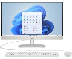 Stacionarus kompiuteris Hewlett Packard (HP) „HP All-in-One“ kompiuteris 24-cr0103ng [60,5 cm (23,8 colio) FHD ekranas, „Intel i5-1335U“, 16 GB RAM, 512 GB SSD, „Windows 11“]