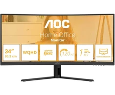 Monitorius AOC 86,3cm (34) CU34B3E 21:09 HDMI+DP Curved juodas