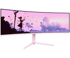 Monitorius Arozzi Nova | 49 " | VA | 32:9 | 165 Hz | 4 ms | 5120 x 1440 pikselių | 350 cd/m² | HDMI jungtys quantity 2 | Rožinė