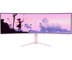 Monitorius Arozzi Nova | 49 " | VA | 32:9 | 165 Hz | 4 ms | 5120 x 1440 pikselių | 350 cd/m² | HDMI jungtys quantity 2 | Rožinė