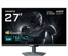 Monitorius GigaByte G27U (68.5 cm (27 col.), juodas, UltraHD/4K, SS-IPS, Dual Mode 160/320 HZ, 160Hz Panel)