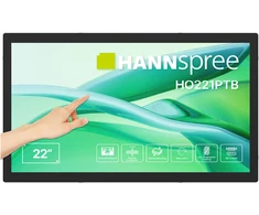 Monitorius Hannspree HO221PTB signage display Płaski panel Digital Signage 54,5 cm (21.4") LCD 600 cd/m Full HD Juodas Ekran dotykowy