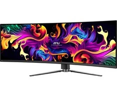Monitorius MSI MPG 491CQPXDE QD-OLED (49 inch, Juodas, DQHD, Curved, USB-Hub, USB-C, 240Hz Panel)