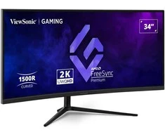 Monitorius ViewSonic VX3418C-2K - 34 colių | VA | UWQHD | 1 ms | 180 Hz