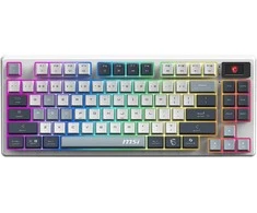 MSI FORGE GK600 TKL W SKY Klaviatūra žaidimams Wireless