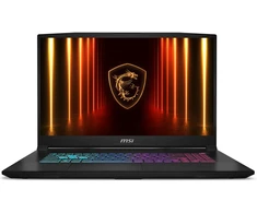 Nešiojamas kompiuteris Star MSI Katana 17 HX B14WGK-061 - 17,3" QHD 240Hz Ekranas, Intel Core i7-14650HX, 16GB DDR5 RAM, 1TB SSD, NVIDIA RTX 5070, FreeDOS