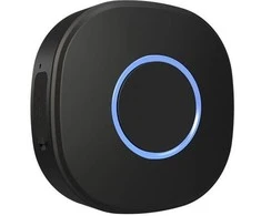 Shelly BLU Button 1 Bluetooth valdomas veiksmo ir scenų aktyvavimo mygtukas - juodas