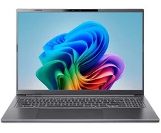 Nešiojamas kompiuteris Acer Aspire 16 AI (A16-11M-X8TY) Copilot+ PC 16,0" WUXGA, IPS, 120Hz, Snapdragon X1-26-100 (45 TOPS), 32GB RAM, 1TB SSD, Windows 11