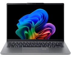 Nešiojamas kompiuteris „Acer Swift Go 14“ dirbtinio intelekto OLED (SFG14-64-R5X3) „Copilot+“ 14,0 colių WUXGA OLED asmeninis kompiuteris, „Ryzen AI 5-340“ (50 TOPS), 16 GB RAM, 512 GB SSD, „Windows 11“