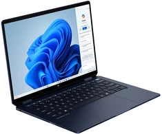 Nešiojamas kompiuteris HP OmniBook Ultra Flip 14-fh0174ng inkl. HDMI adapteris ir rašiklis 14 colių 2,8k OLED Touch 120Hz, Intel Core Ultra 7 258V, 32GB RAM, 2TB SSD, Windows 11