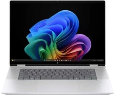HP OmniBook X Flip 16-as0156ng 16,0" WUXGA lietimui jautrus nešiojamas kompiuteris, Intel Core Ultra 5 226V (8C), 16 GB RAM, 512 GB SSD, Windows 11