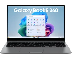Nešiojamas kompiuteris Samsung Galaxy Book5 360 | 15,6 colių „Intel Ultra 7 258V“ 32GB 512GB W11PRO, pilkos spalvos