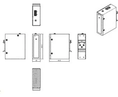Z ALLNET Power-Booster 12-24VDC to 48~54VDC max. 200W HUT/DIN-Mounting ALL-B101-12-24VDC