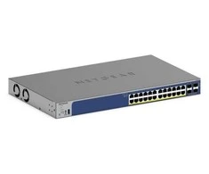 Šakotuvas NETGEAR 24P GE išmanusis komutatorius su 10G SFP+ GS728TXV3