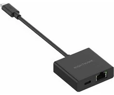 Adapteris USB NETGEAR USB-C - RJ-45 + USB-C Juodas (USB2ETH-10000S)