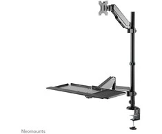 Laikiklis NEOMOUNTS DESK MOUNTED SIT-STAND WORKSTATION (SCREEN, KEYBOARD &amp; MOUSE)