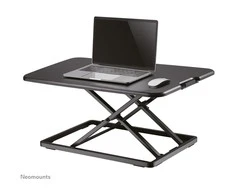 „Neomounts NEWSTAR WORKSTATION“ – SĖDIMO-STOVIMO DARBO VIETA (AUKŠČIO REGULIAVIMAS: 4–40 CM), Juodas