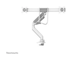 Laikiklis NEOMOUNTS BY NEWSTAR DS75-450WH2 FULL MOTION MONITORIUS DESK MOUNT FOR 17-32" SCREENS - Baltas