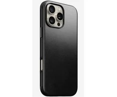 Nomad Modern Odinis dėklas, juodas, iPhone 16 Pro Max | Horween