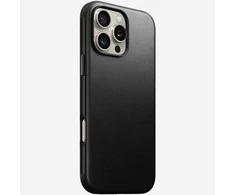 Dėklas Nomad Modern Leather case, juodas - iPhone 16 Pro Max