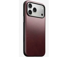 Nomad Modern odinis dėklas, bordo (Horween) – iPhone 17 Pro Max