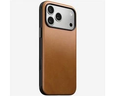 Nomad Modern Leather dėklas, anglų ruda – iPhone 17 Pro Max